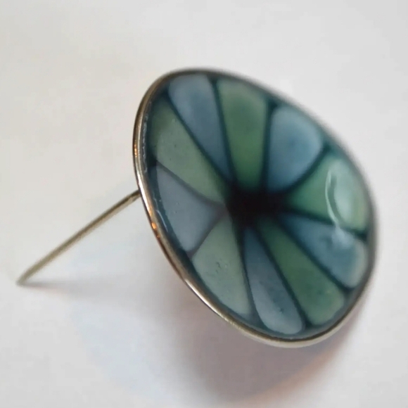 Hogan-Bolas Silver Brooch - Picture 4 of 5